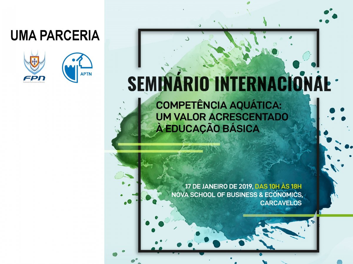 APTN Associação Portuguesa de Técnicos de Natação FPN seminário competências aquáticas